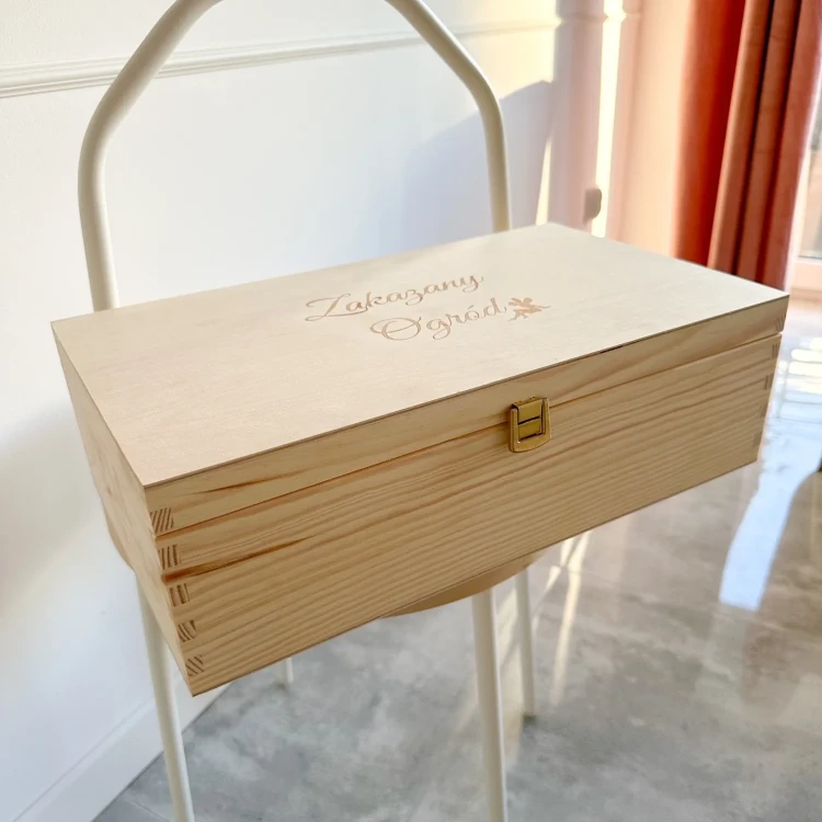 Duża skrzynia na nasiona ( lite drewno )