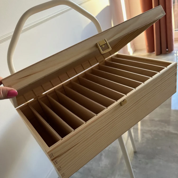 Duża skrzynia na nasiona ( lite drewno )