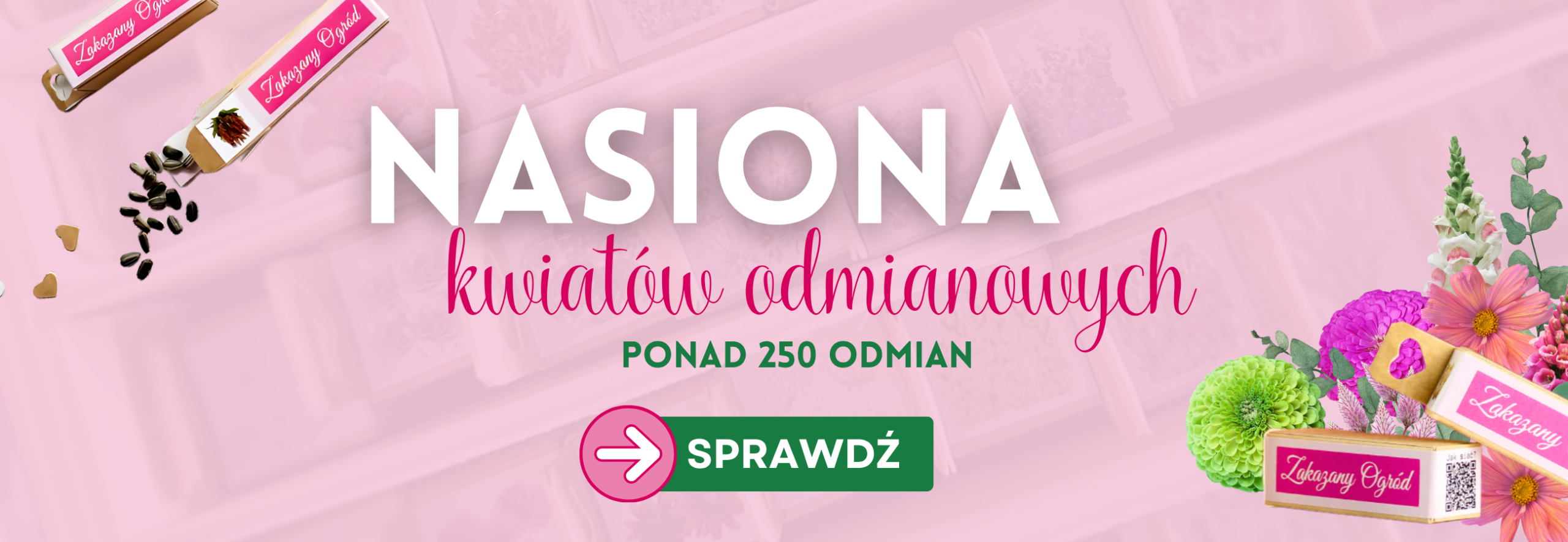 Nasiona kwiatów odmianowych